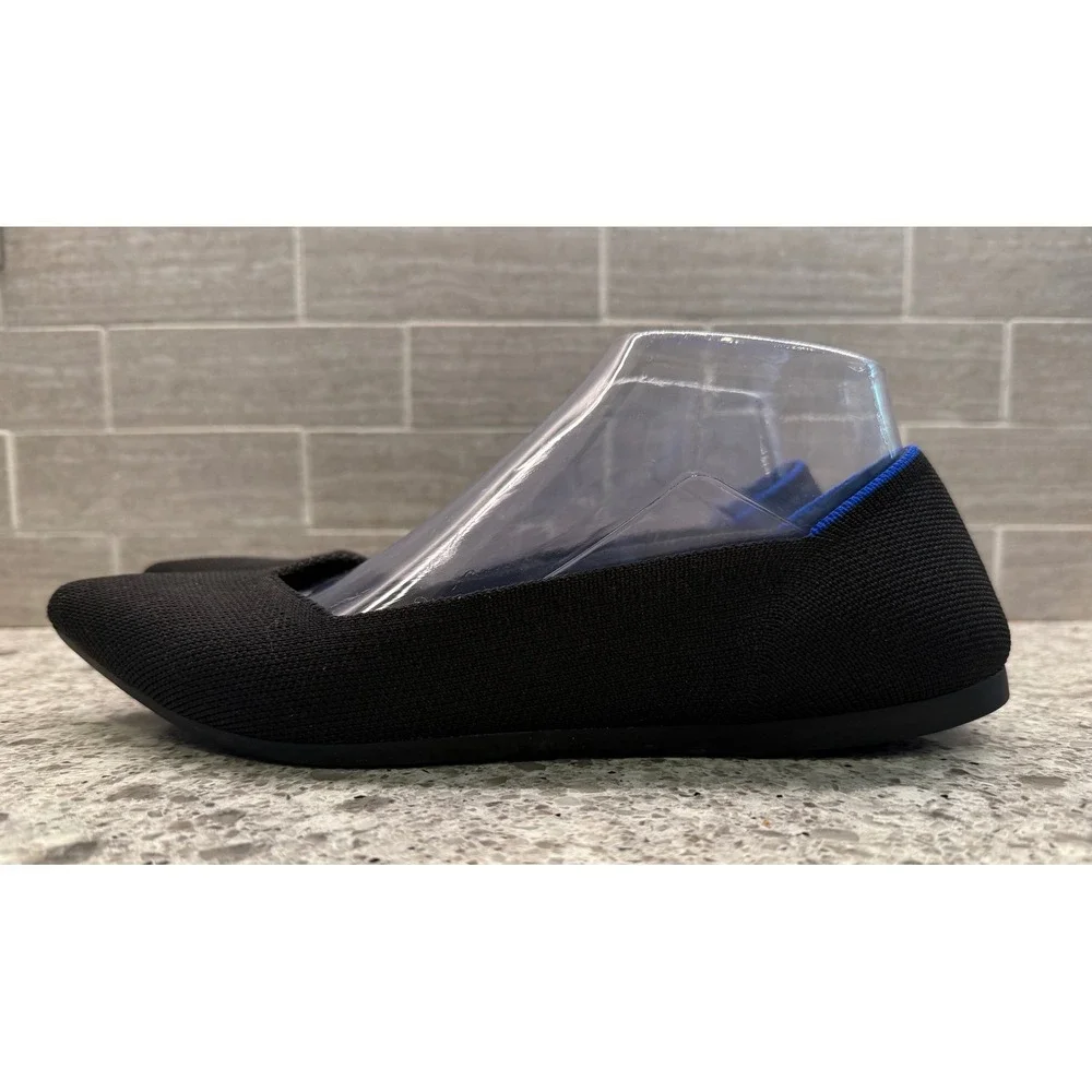 Rothy's Women's The Point Black Pointed Toe Flats Casual/Work Shoes Size 8.5